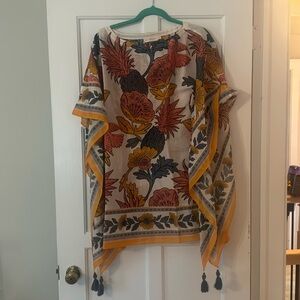 Tory Burch Bathsuit throw over and blouse